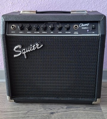 Fender Musical Instruments  Squire Champ 15 GR Guitar Amp  Gitarre Combo Vintage