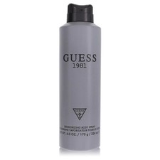 GUESS 1981 Deodorizing Body Spray 6.0 oz 226 ml for Men NEW IN CAN