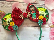Lilo and Stitch Hawaiian Minnie Mouse ears headband- Disneyland- Disney World