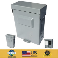 60 Amp AC Disconnect Box 120/240 Volt Non-Fused Metallic Padlockable