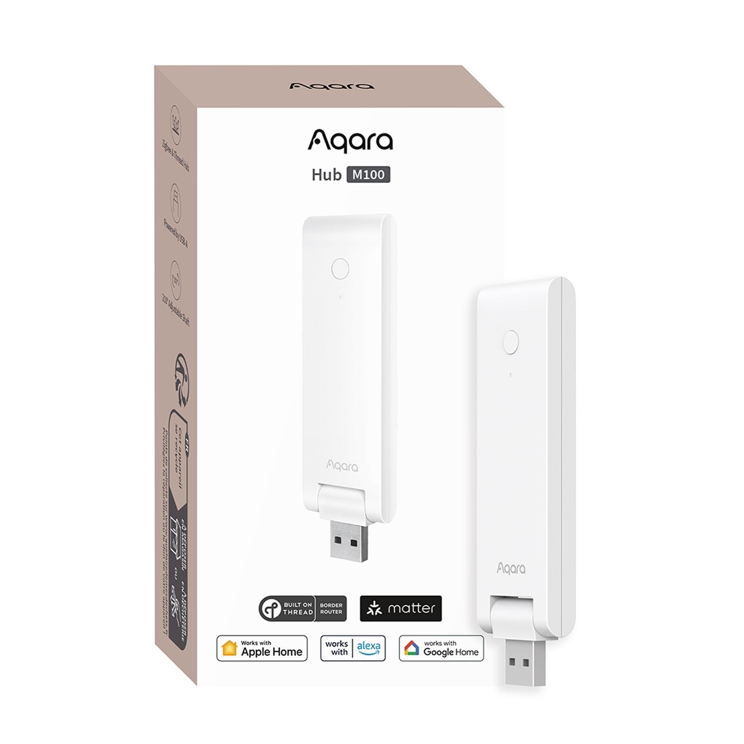 Aqara Smart Hub M100 for Automation, Matter Controller, Thread Border White