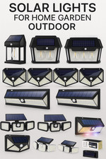 LED Solar Power PIR Motion Sensor Wall Lights Outdoor Garden Security Lamp -2025