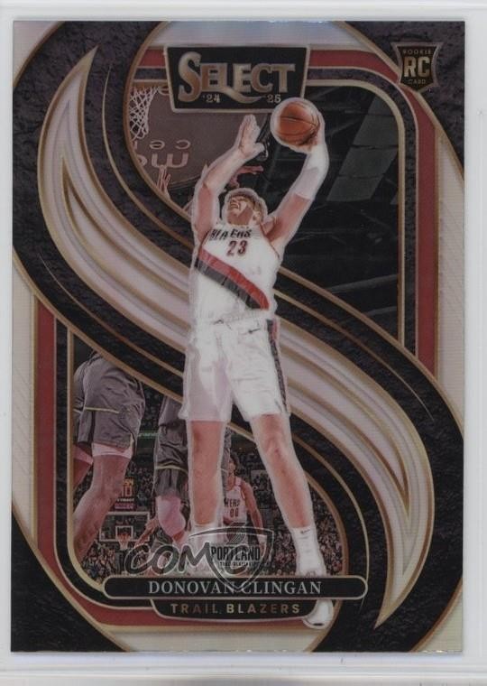 2024-25 Panini Select Premier Level Silver Prizm Donovan Clingan #199 1o92