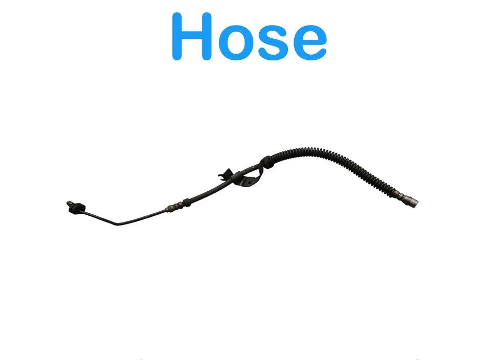 Manguera hidráulica de freno delantero izquierdo del lado del conductor 11-18 Porsche Cayenne 958 OEM Foto 3 de 4