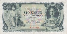 Czechoslovakia - 100 Kč 1931, ser.N,  scarce