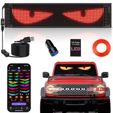 Upgrade Synchronize Multiple Devil Eyes Light, 15''x4'' Full Color led Eyes
