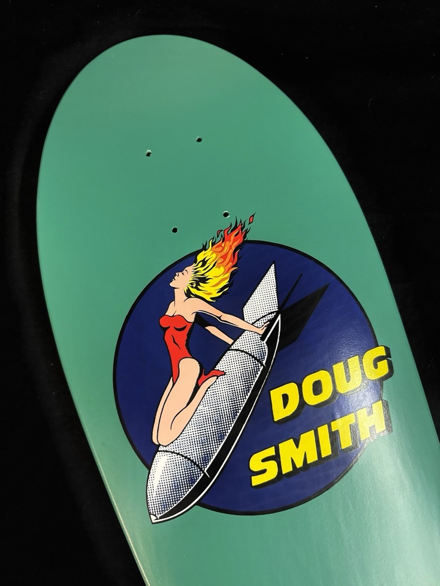 RARE Doug Smith G & S Skateboard Deck Dip 1990 Gordon Bombshell 
