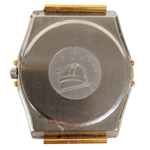 Omega Constellation Jour Date or Blanc Quartz Montre Hommes Authentique Travail - Photo 7 sur 9