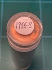 1955 S Lincoln Wheat Cent roll -GEM BU RED