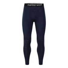 Men's 100% Merino Wool Base Layer Bottom Pants Merino Wool Thermal Underwear Lon