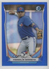2014 Bowman Draft Top Prospects Chrome Blue Refractor /399 Franklin Barreto