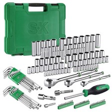 SK Mechanics Tool Set, 1/4 & 3/8 & 1/2 Drive Socket with 216-P Ratchet, 149-Piec