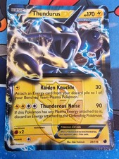 Thundurus EX 38/116 Holo EX Rare Plasma Freeze Pokemon Lightly Played on eBay