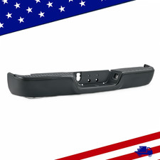 1-piece Rear Bumper For 2009-18 Dodge Ram 1500 2010-2012 2500 3500 Wo Sensor
