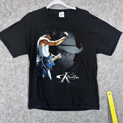 Kenny Chesney Shirt Mens Medium Black 2006 Tour Hillbilly Rock Star Concert Tee