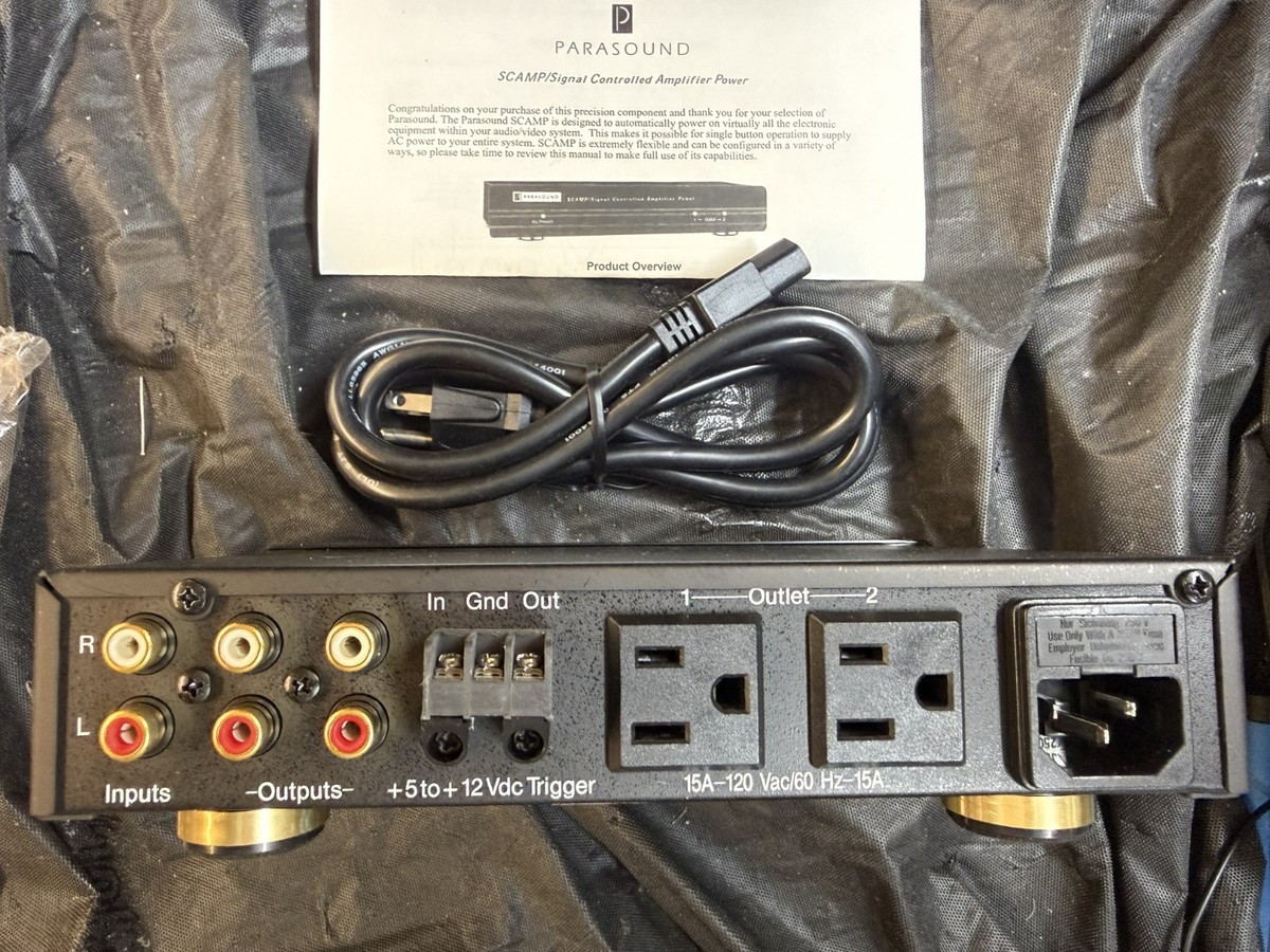 Parasound SCAMP Signal Controlled Amplifier Power. New old stock