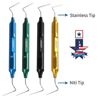Endo Condenser Gutta Percha Tips NITI Stainless Hand Plugger Set 30-100 Dental
