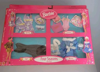 Vintage Barbie Fashion 4 Seasons pack Missing Fall Outfit. Replaced By  Gown. 