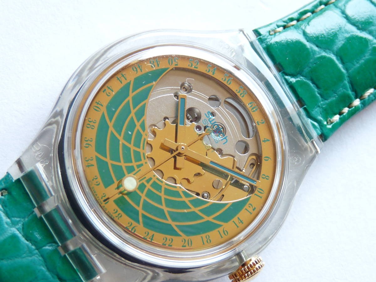 スウォッチ◆1994年 Swatch Automatic 「PITTI」 Orologio Swatch Pitti 1994 Automatico Da Collezione Raro Con