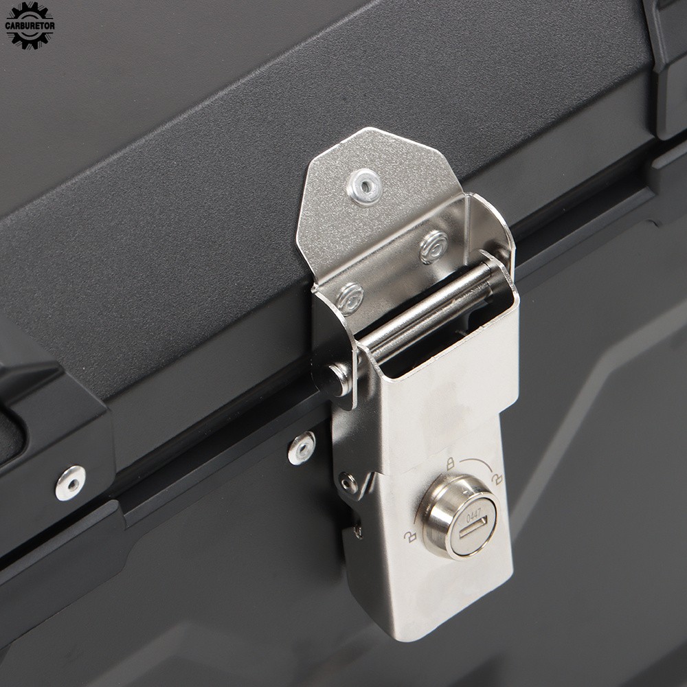 55L Motorcycle Top Case Tail Box Waterproof Luggage Scooter Trunk Storage New