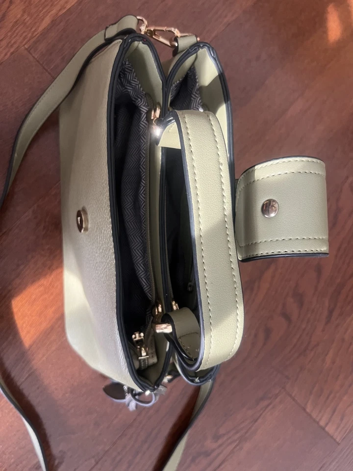 Bolso Bandolera Mujer Isabelle Elegante Verde Foto 3 de 4