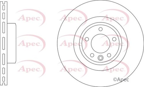DISCS AND PADS KIT FRONT APEC RED FOR LAND ROVER DISCOVERY 3 L 2018- - Picture 2 of 6