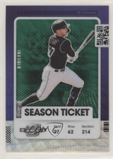 2021 Panini Contenders Season Ticket Optic Green Wave Prizm Trevor Story 0hk3