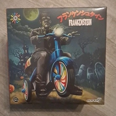 SUPER7 SUPER CYCLES UNNIVERSAL MONSTERS FRANKENSTEIN BLUE TRICYCLE NIB FREE SHIP