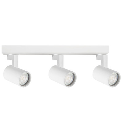 Polux Lynx 3-flammige Deckenleuchte GU10 10W Weiß, dimmbar, IP20