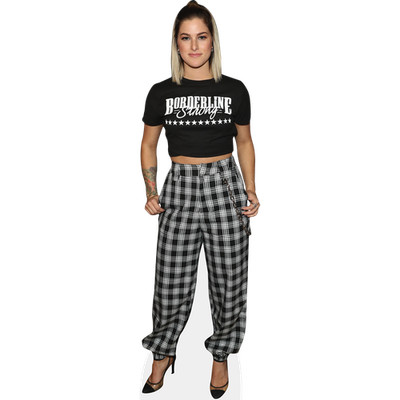 Cassadee Pope (Hose) lebensgroßer Ausschnitt