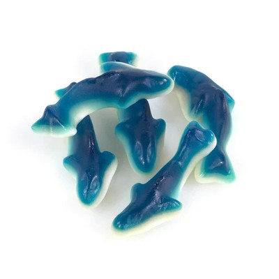GUMMI Baby Sharks Blue Mini ~ FRESH - 1/2lb Bag ~ SHIPS FREE