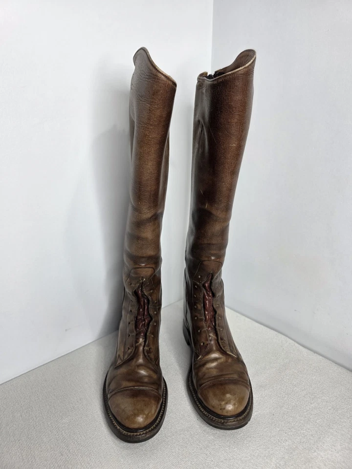 Botas de montar de cuero ecuestres Dehner vintage Foto 2 de 4
