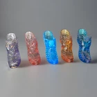 LOT OF 5 Vintage FENTON Hobnail  Glass Cat Head Slippers Shoe Retro