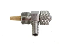 Stainless Steel 90° Rotary Petcock 3/8" for Custom Harley Models