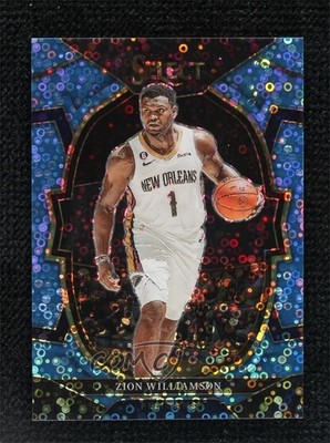 2022-23 Panini Select Concourse Light Blue Disco Prizm 54/99 Zion Williamson s6i