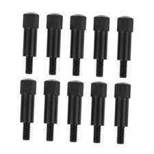 10 PCS Valve Cover Bolt Set Compatible with Buick 400 430 455 Engines Black