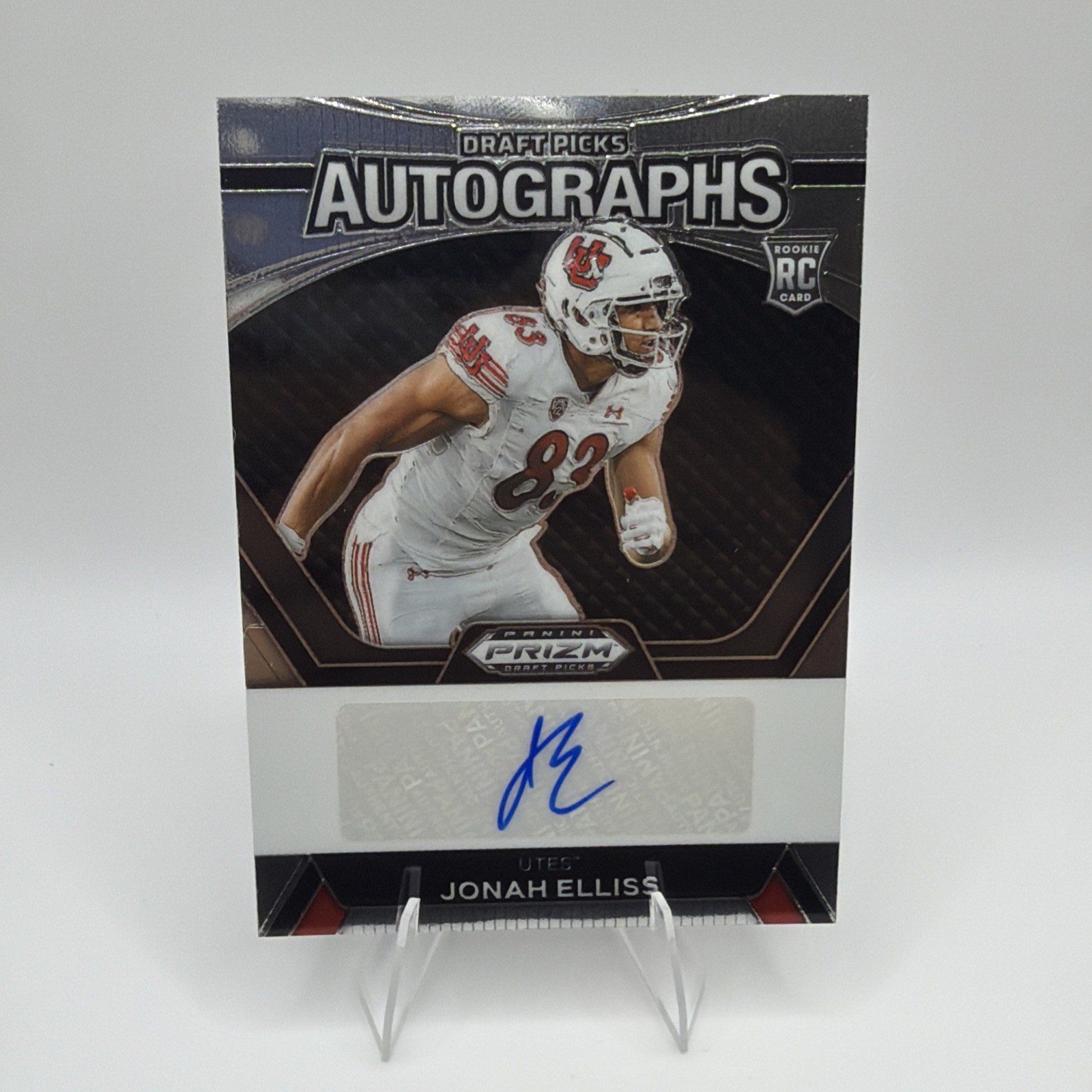 2024 Panini Prizm Draft Picks Jonah Elliss #DPA-JES Rookie Auto RC 1n8m