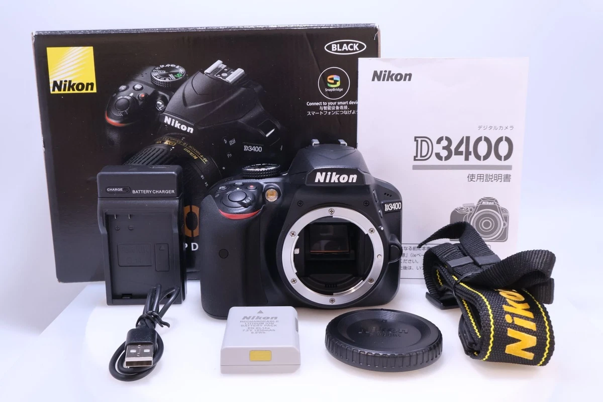 Nikon 3400 売り切りたい価格 !! Amazon.com : 2017 Nikon D3400 24.2 MP DSLR Camera + AF-P DX NIKKOR