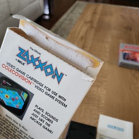 ColecoVision ~ Zaxxon ~ 1982 Complete in Box w/Manual. Tested Working!