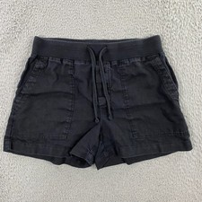 James Perse Linen Shorts Womens Small, 1 Drawstring Casual Lounge Summer