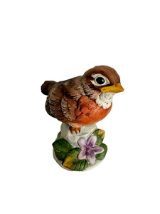 Andrea by Sadek Robin #6350 Porcelain Bird Figurine
