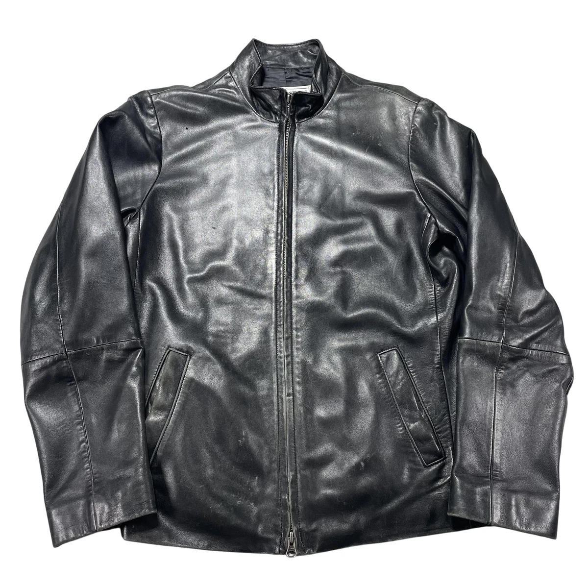Eddie Bauer Leather Outer Shell Black Coats, Jackets & Vests for