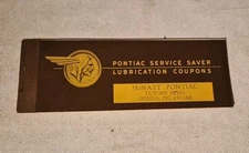 GM Pontiac Dealer Service Saver Lubrication Coupons