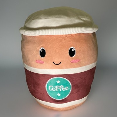 15 Zoll Smoochy Pals Kaffee Latte Plüschkissen Stofftier fantastischer Zustand