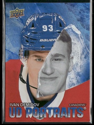 2025-26 Upper Deck Ivan Demidov UD Portraits RC #P-34 Montreal Canadiens