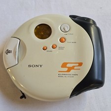 Sony Walkman D-SJ301 Portable CD Player G-Protection CD-R RW  Headphones Works