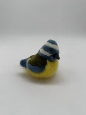 K&M Blue Tit Bird Soft Toy No Sound Plush Woodland 4” 2010