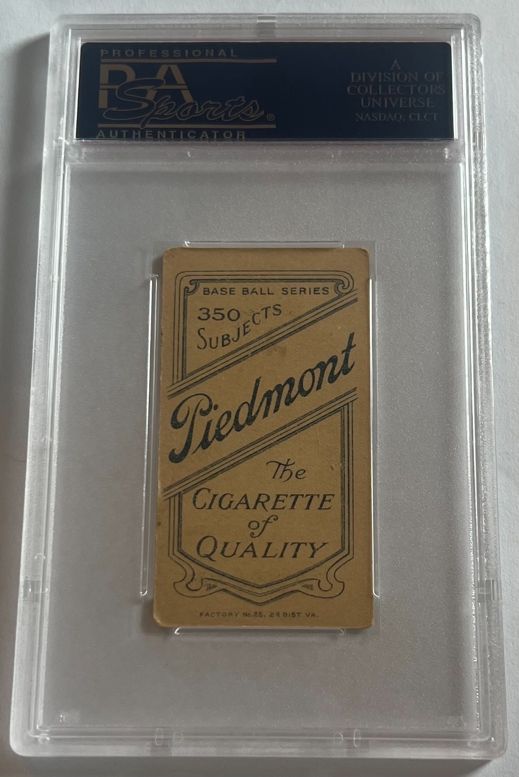 1909-11 T206 Irv Young Minneapolis Piedmont PSA 4 VG-EX vintage baseball card view 2