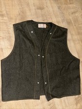Filson Vintage Wool Vest Duster Liner, Size 48 Style 65 Liner USA Made