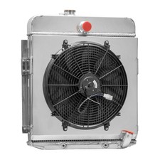 4-row Radiator Shroud Fan For 1949-1950 Plymouth Special Deluxe Suburban 3.6l 4-row Radiator Shroud Fan For 1949-1950 Plymouth Special Deluxe Suburban 3.6l